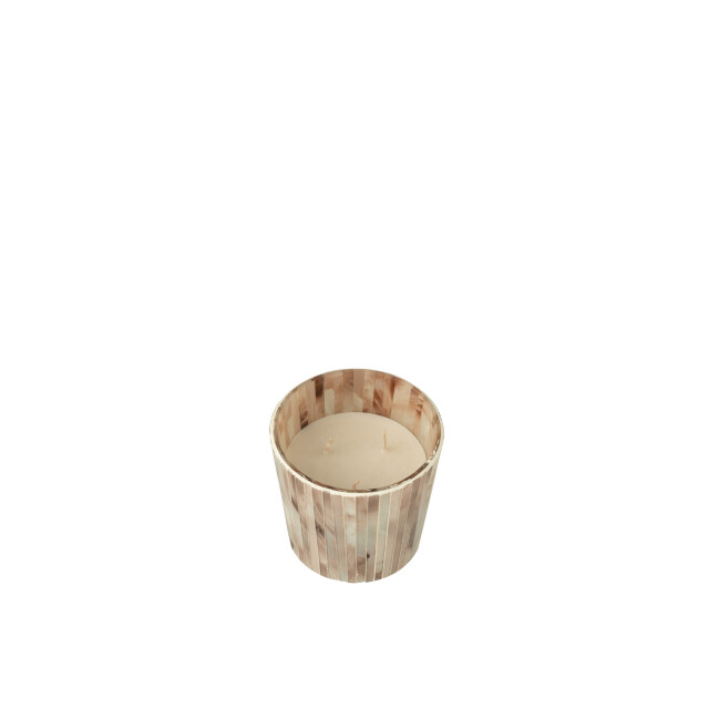 J-Line geurkaars noa tender rose small 45u 12x12x11.5cm 3015356 large