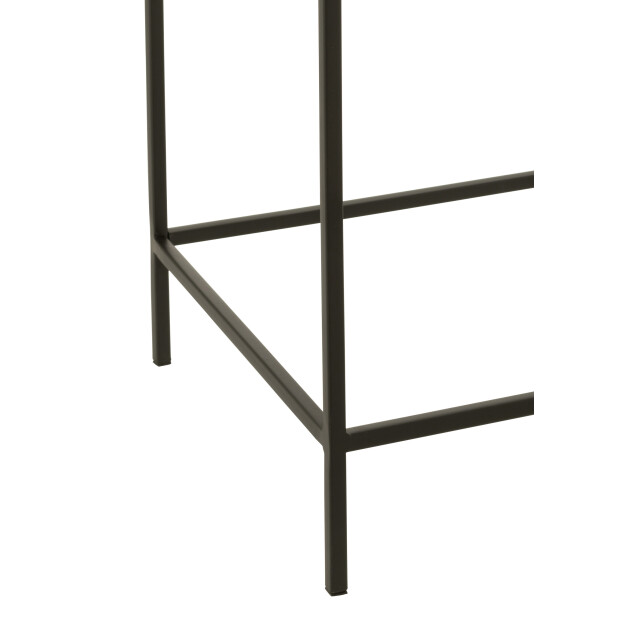 J-Line set van twee bijzettafel hoog brons/zwart 41x41x119cm 3001606 large