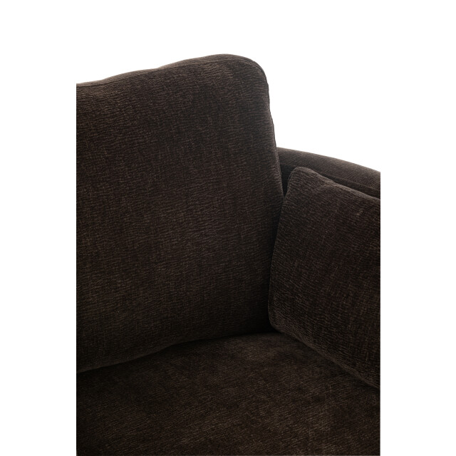 J-Line loungestoel swiv populierenhout/schuim donker 109x100x89cm 3002391 large
