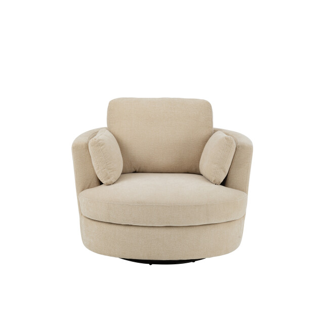 J-Line loungestoel swiv populierenhout/schuime 109x100x89cm 3002374 large