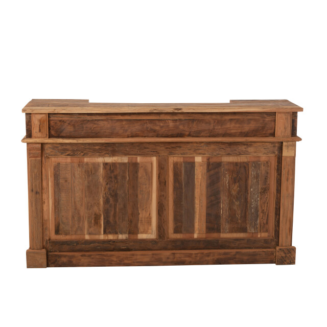 J-Line bar 2 lades gerecycleerd hout 180x55x106cm 3002298 large