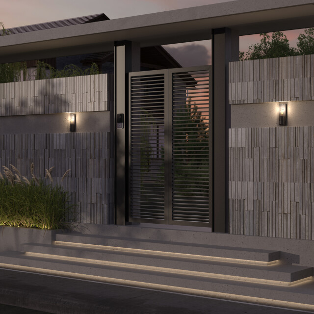 Maytoni Outdoor wandlamp conf grafiet 2994884 large