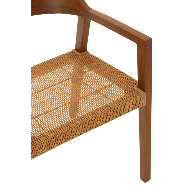J-Line stoel emma teakhout 55x55x71cm 3002189 large