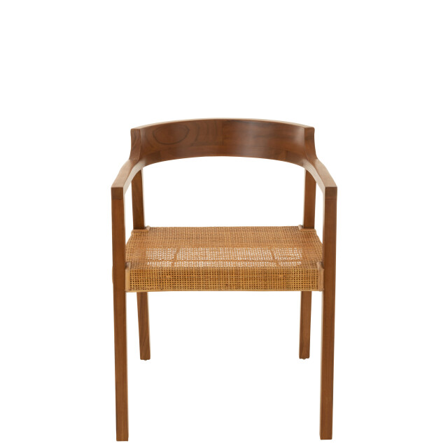 J-Line stoel emma teakhout 55x55x71cm 3002189 large
