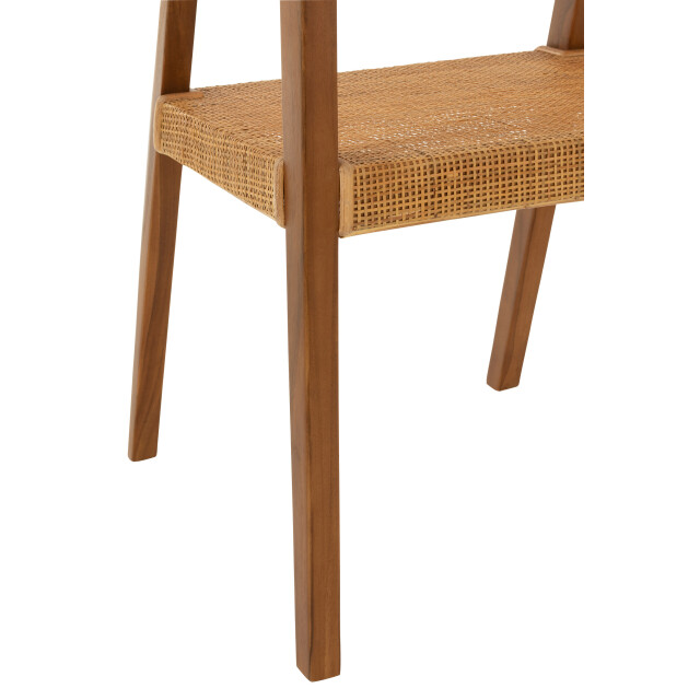 J-Line stoel emma teakhout 55x55x71cm 3002189 large