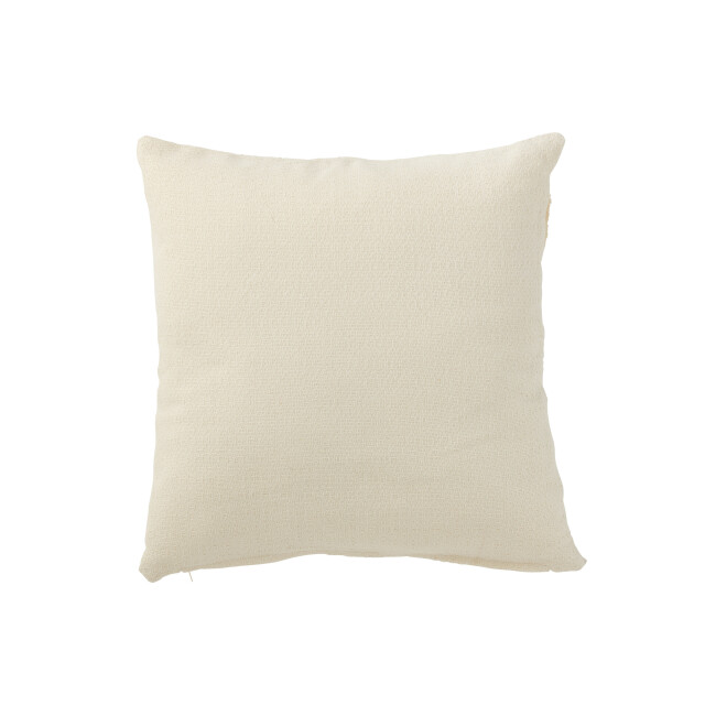 J-Line kussen blad textiel 43x43x10cm 3001408 large