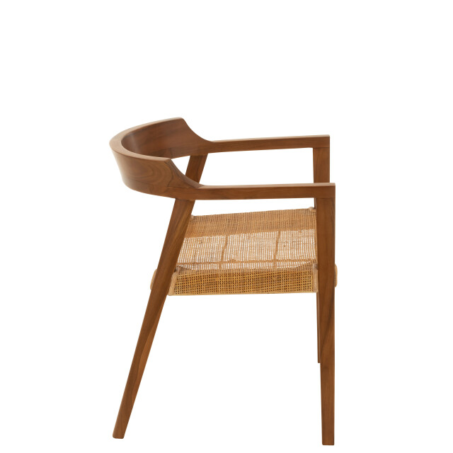 J-Line stoel emma teakhout 55x55x71cm 3002189 large