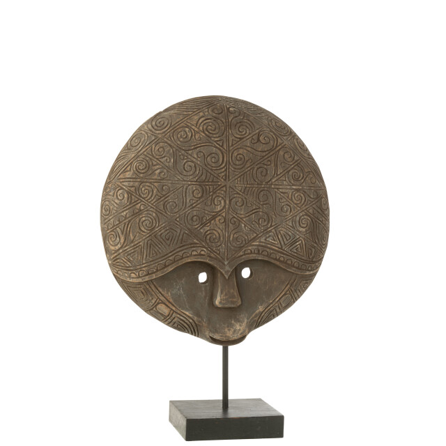 J-Line masker op voet julien albasiahout bruin 45x15x65cm 3009325 large