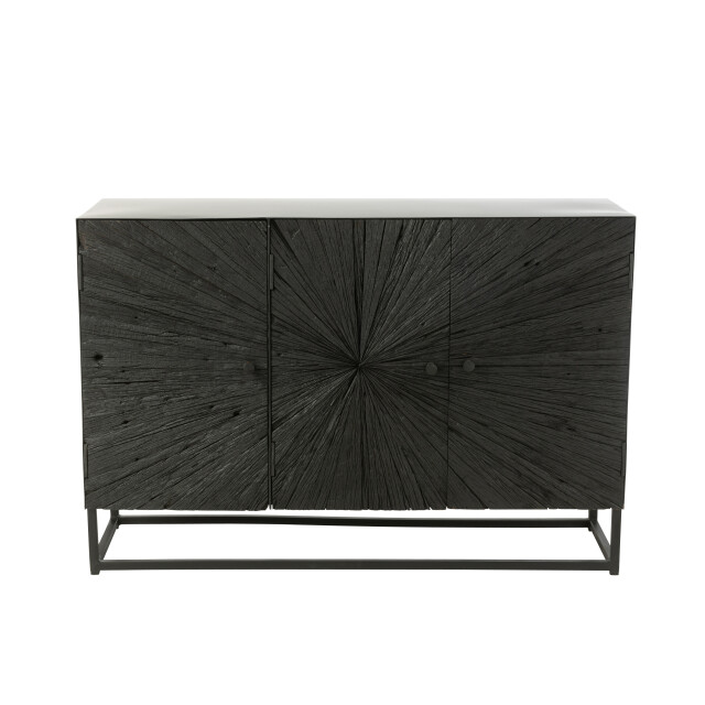 J-Line buffetkast shanil hout/ijzer 120x38x81cm 3013865 large