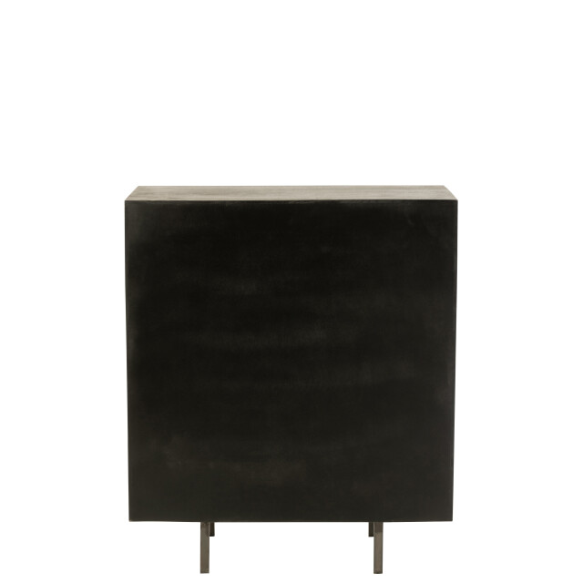 J-Line kast pino metaal/mangohout /grijs 89x42x104cm 3001778 large