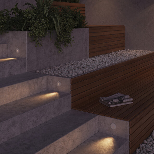 Maytoni Outdoor verlichting voor trappen lock - Ø7 3004487 large