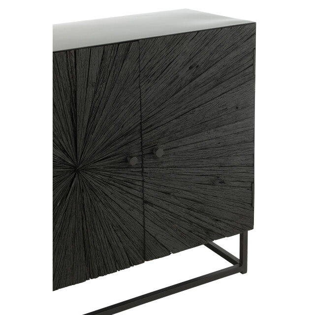 J-Line buffetkast shanil hout/ijzer 120x38x81cm 3013865 large