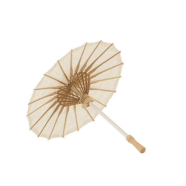 J-Line parasol tumanggal textiel/hout 47x47x57cm 3001316 large