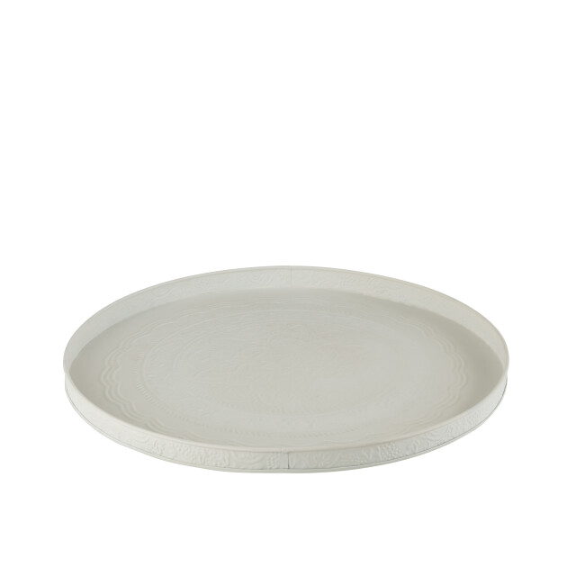 J-Line plateau rond klassiek ijzer medium 50x50x4cm 3007693 large