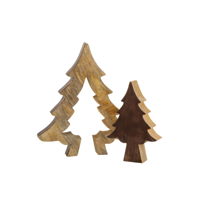 J-Line boom puzzel hout /naturel large 30x26x3.5cm 3001809 large