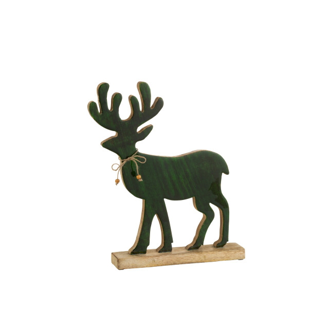 J-Line beeldje rendier hout large 41x33.5x6cm 3008976 large