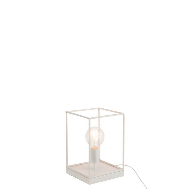 J-Line lamp 1 lamp rechthoekig frame metaal small 20.5x20.5x30cm 3001021 large