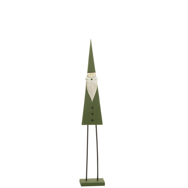 J-Line kerstman op voet hout medium 20x10x121cm 3008972 large
