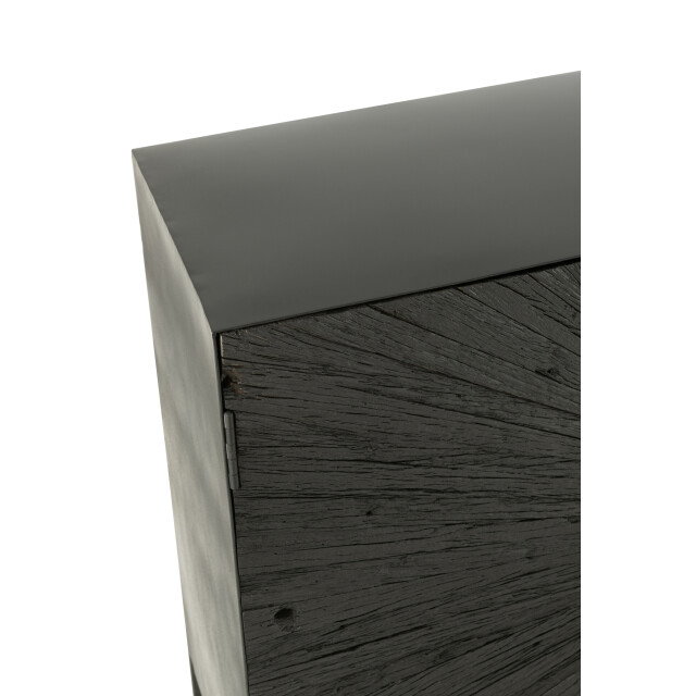 J-Line buffetkast shanil hout/ijzer 120x38x81cm 3013865 large