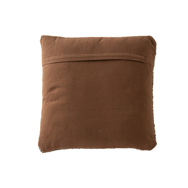 J-Line kussen dakar polyester creme/ 48.5x48.5x10cm 3001477 large