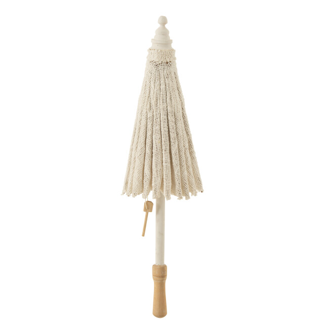 J-Line parasol tumanggal textiel/hout 47x47x57cm 3001316 large