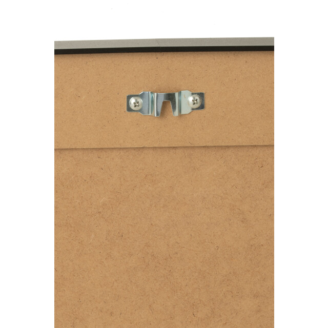 J-Line spiegel achthoek glas/metaal 65x65x3cm 3007803 large