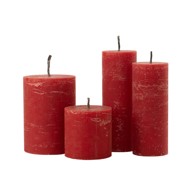 J-Line buitenkaars pilaar paraffine extra large-50uren 28x10x10cm 3009057 large