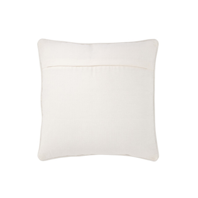 J-Line kussen milano textiel wit 45x45x10cm 3065835 large