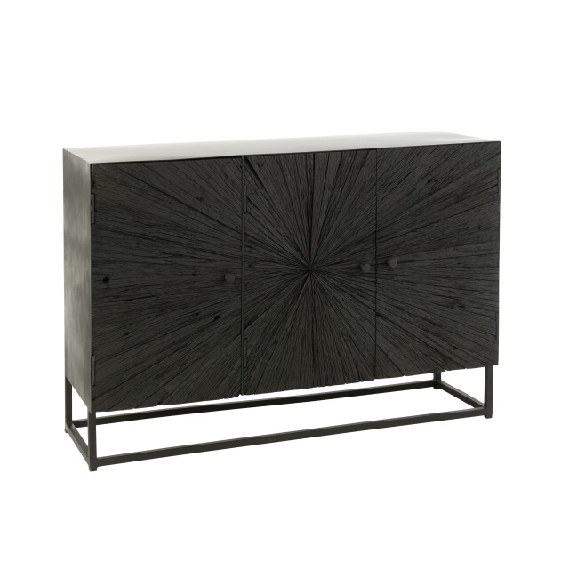 J-Line buffetkast shanil hout/ijzer 120x38x81cm 3013865 large