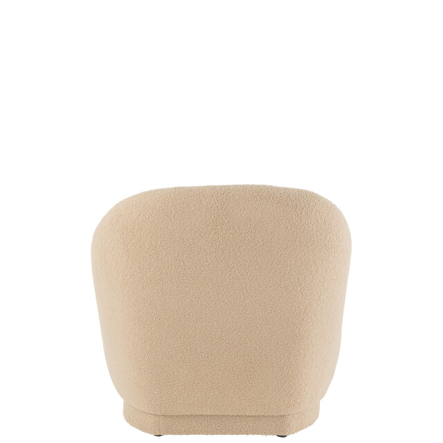 J-Line zetel teddy bouclé warm 78x88x72cm 3001834 large