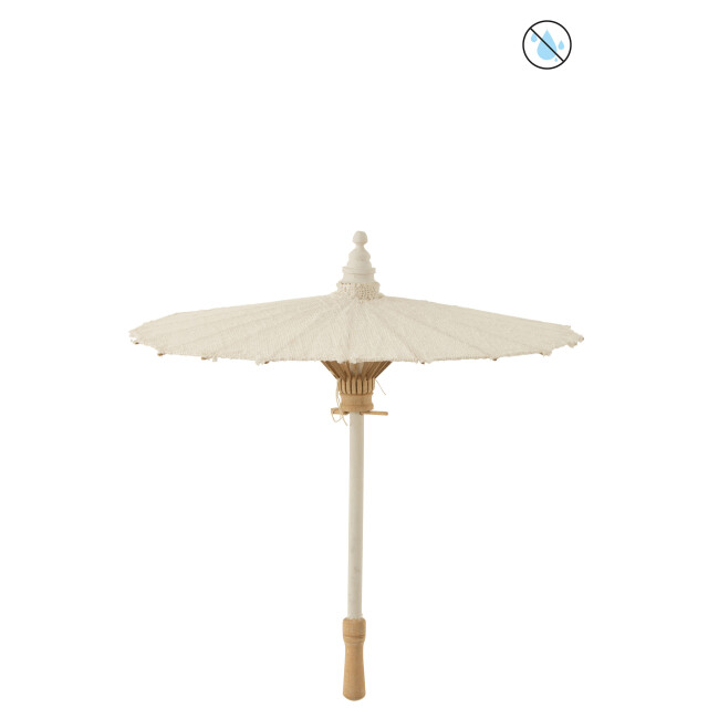 J-Line parasol tumanggal textiel/hout 47x47x57cm 3001316 large