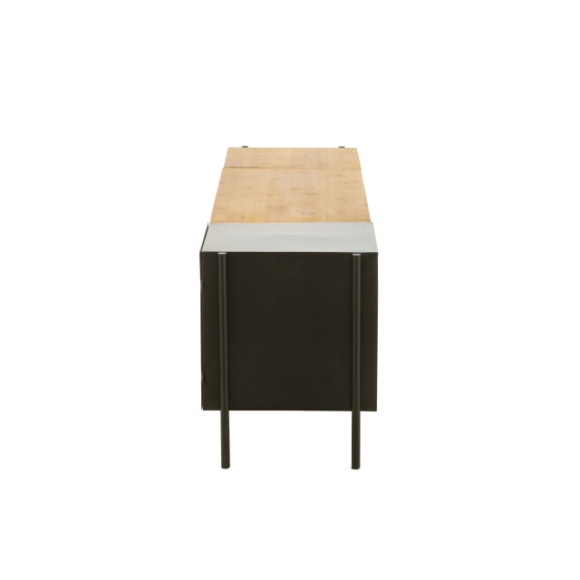 J-Line tv meubel tina hout/ijzer /naturel 160x40x50cm 3013868 large