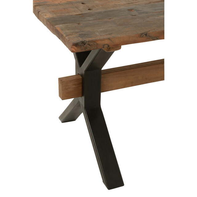 J-Line eettafel verouderd hout 180x89x76cm 3001146 large