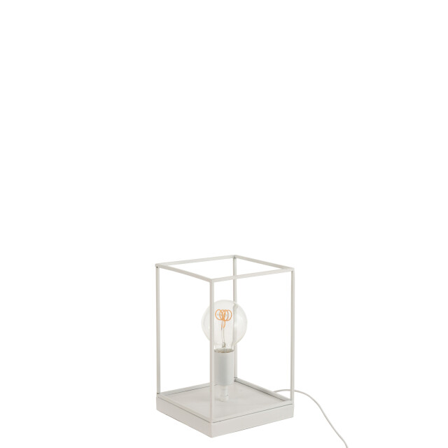 J-Line lamp 1 lamp rechthoekig frame metaal small 20.5x20.5x30cm 3001021 large