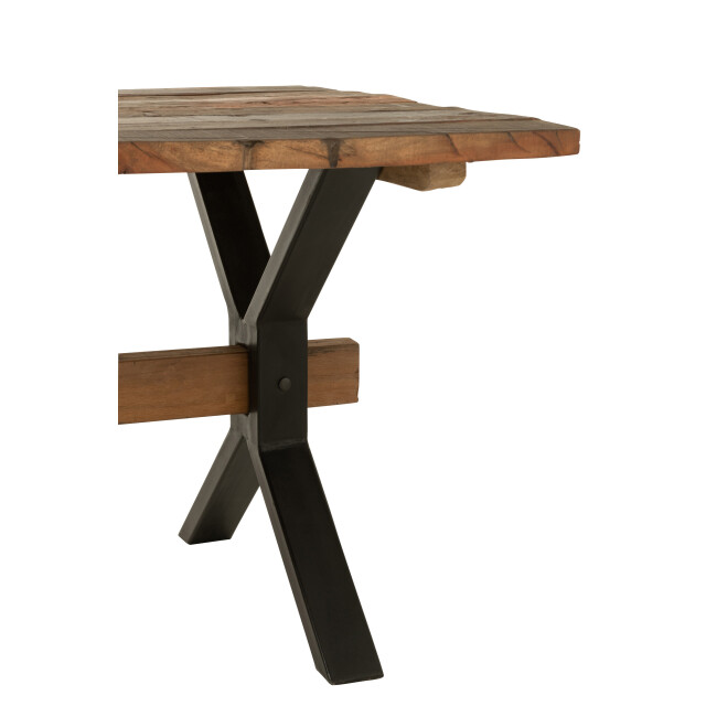 J-Line eettafel verouderd hout 180x89x76cm 3001146 large