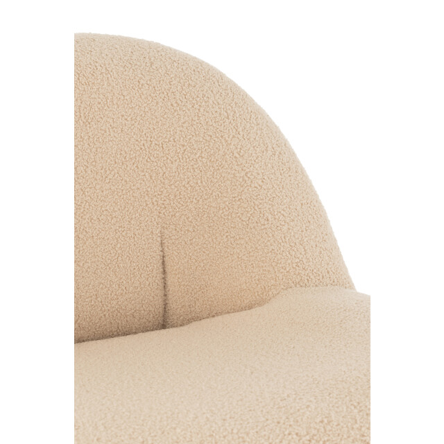 J-Line zetel teddy bouclé warm 78x88x72cm 3001834 large