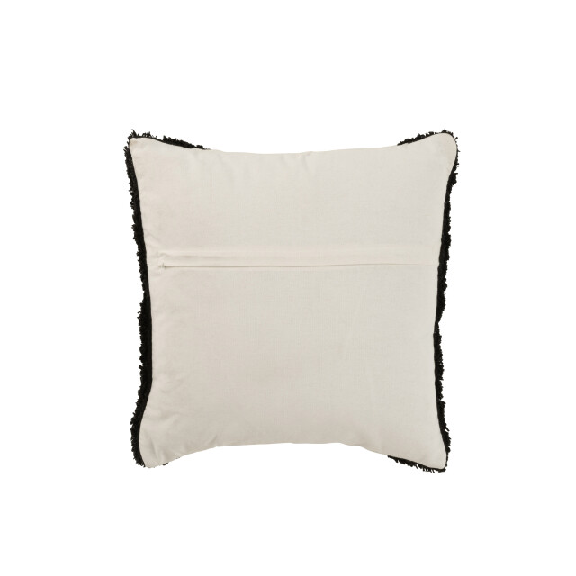 J-Line kussen semi cirkel katoen zw 45x45x15cm 3001394 large