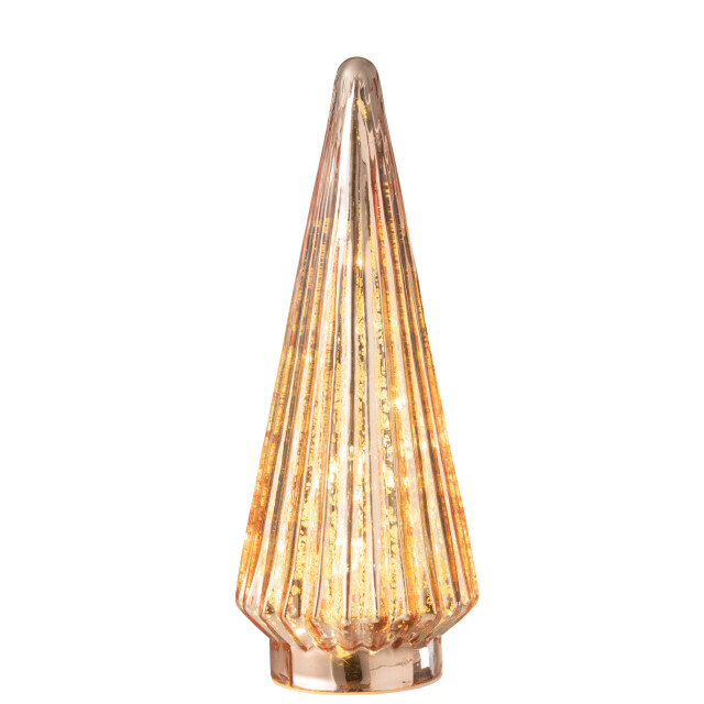 J-Line kerstboom led glas large 11.5x11.5x33cm 3007045 large