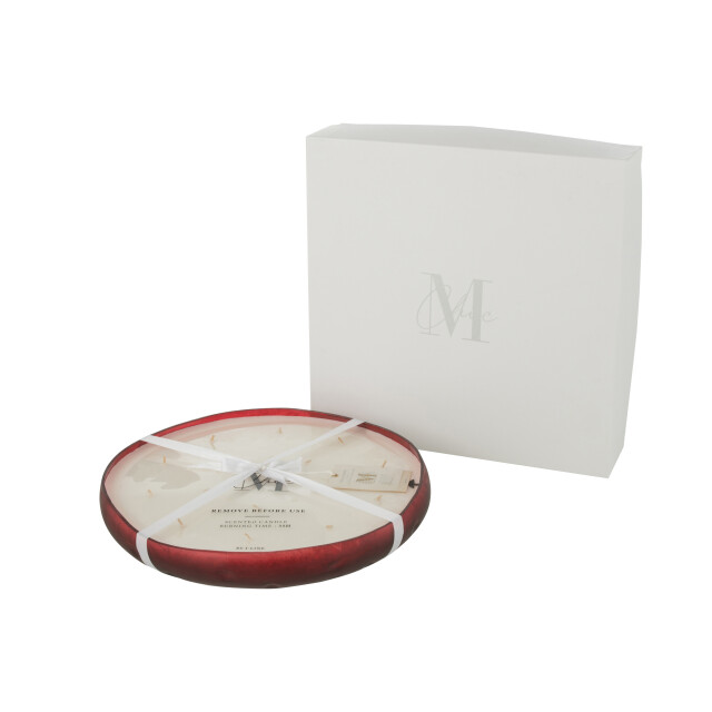 J-Line geurkaars m-chic glas extra large 37x37x5cm 3015258 large
