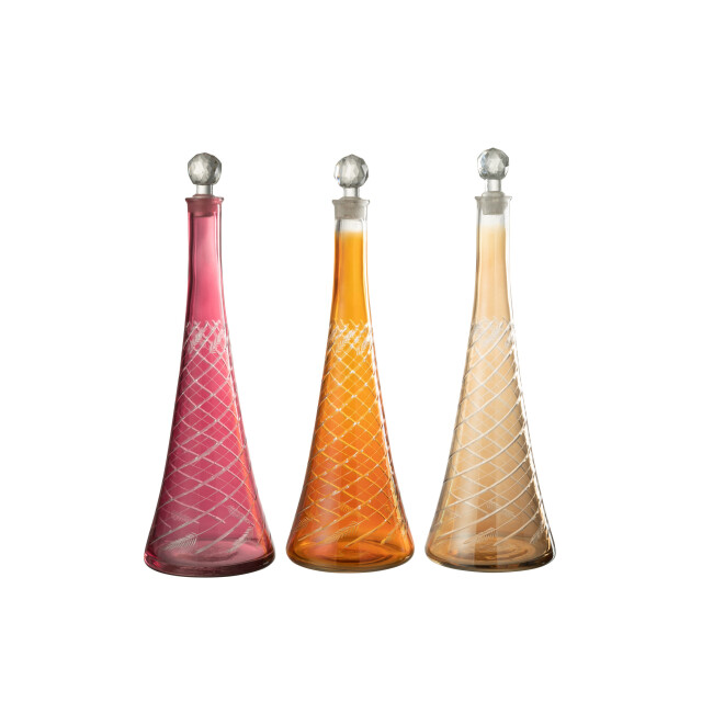 J-Line karaf hals glas 14x14x42cm 3001263 large
