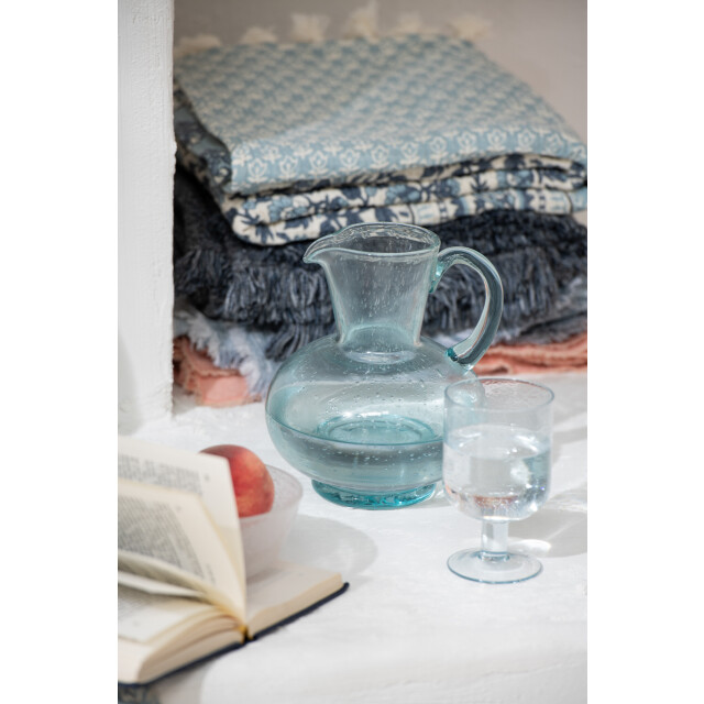J-Line karaf bol glas licht 16.5x15x21cm 3007994 large