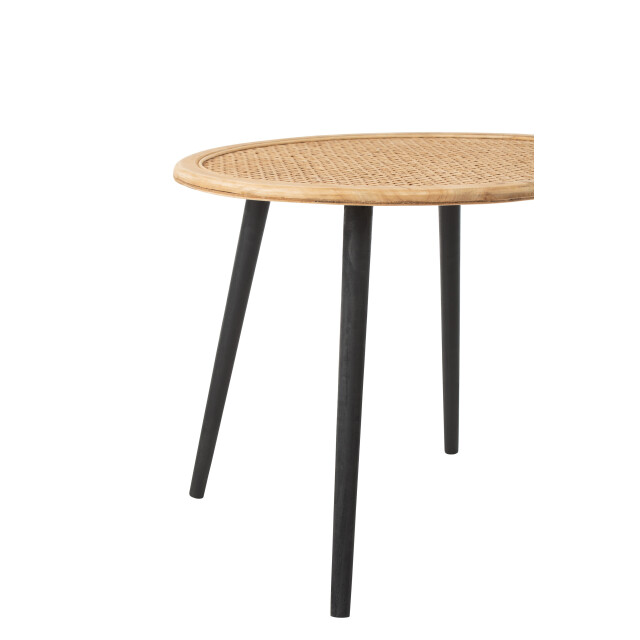 J-Line set van twee bijzettafel bamboo naturel 67x67x56.5cm 3000930 large