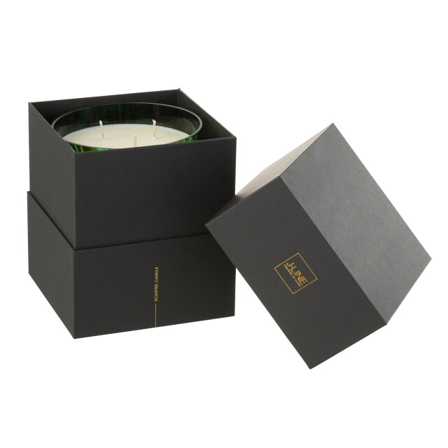 J-Line geurkaars noa large-95u 15.5x15.5x20cm 3015188 large