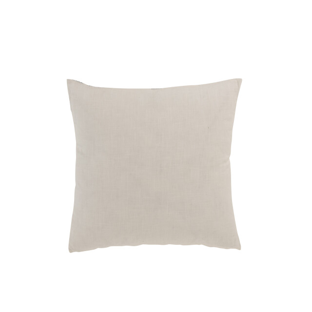 J-Line kussen streep azteek katoen /wit 50x50x4cm 3001241 large