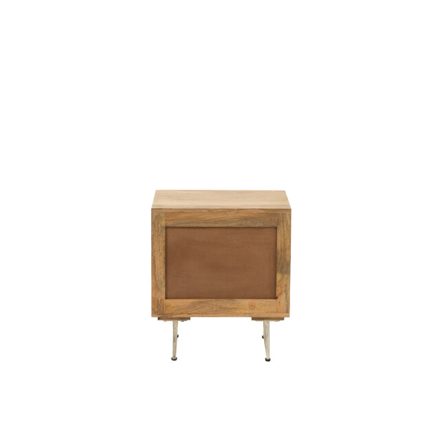 J-Line nachtkast rattan mangohout 50x40x55cm 3013831 large