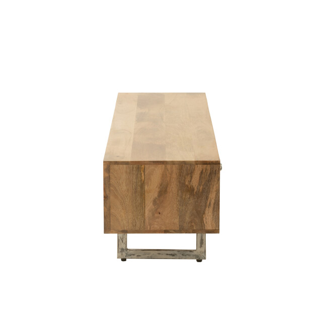 J-Line tv stand rattan mangohout 120x43x49cm 3013830 large