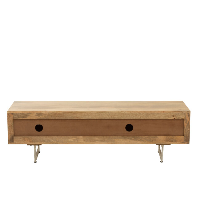 J-Line tv stand rattan mangohout 120x43x49cm 3013830 large