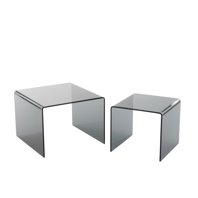 J-Line s/2 bijzettafel glas 65x65x46.5cm 3000790 large