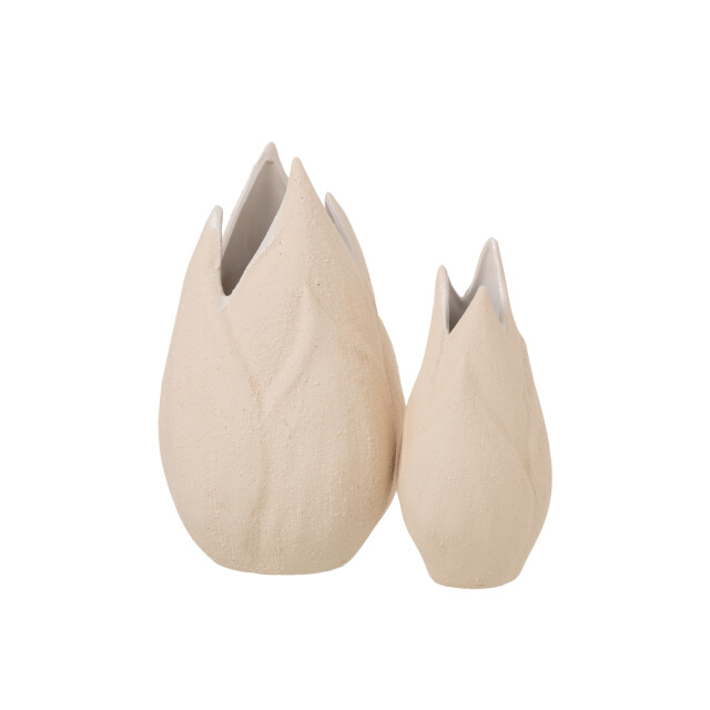 J-Line vaas zand keramiek large 18x18x32cm 2997421 large