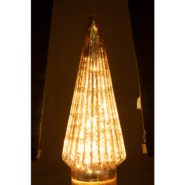 J-Line kerstboom led glas large 11.5x11.5x33cm 3007045 large